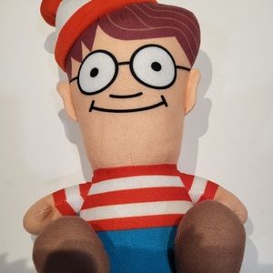 Where's Waldo Big Head Plush Doll Stuffed Toy
